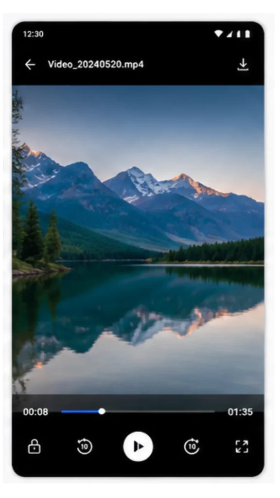 TeraBox MOD APK 11 TeraBox Photos section with tabs for All, Albums, and Places, showing images organized by date including May 20, 2024 and May 19, 2024.